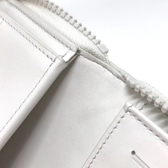 LOUIS VUITTON M80337 Monogram Zippy Wallet Long Wallet Taurillon Clemence White - Picture 16 of 16